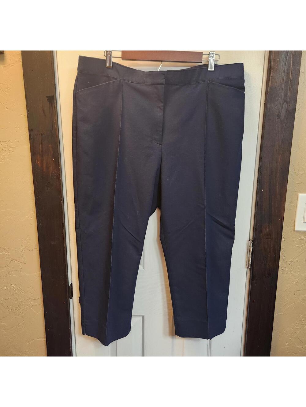 Ruby Rd. Women's Navy Blue Dress Pants, Size 18